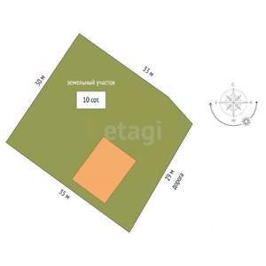 Дом 280м², 3-этажный, участок 10 сот.