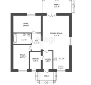 Дом 110м², 1-этажный, участок 5 сот.