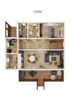 Дом 199м², 2-этажный, участок 10 сот.