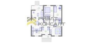 Дом 90м², 1-этажный, участок 8 сот.