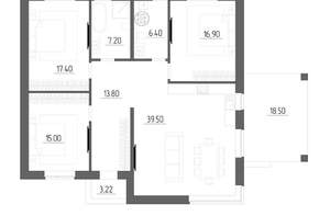 Дом 138м², 1-этажный, участок 10 сот.