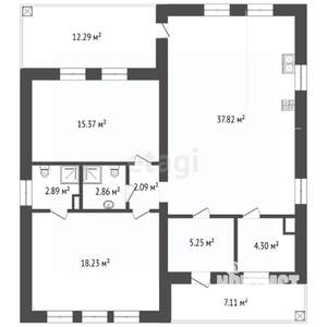 Дом 108м², 1-этажный, участок 8 сот.