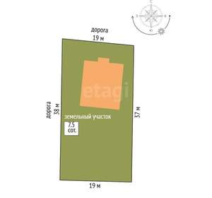 Дом 110м², 1-этажный, участок 8 сот.