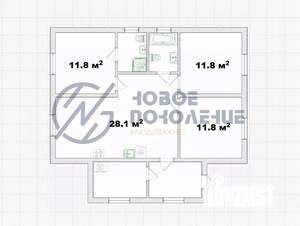 Коттедж 82м², 1-этажный, участок 7 сот.