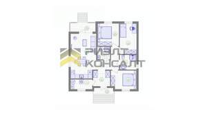 Дом 90м², 1-этажный, участок 8 сот.