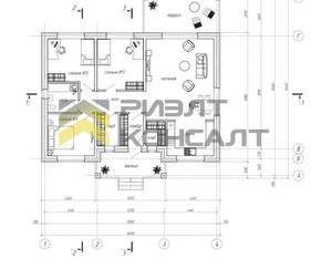 Дом 112м², 1-этажный, участок 8 сот.