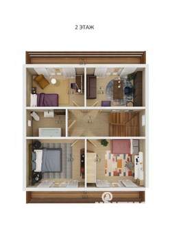 Дом 199м², 2-этажный, участок 10 сот.