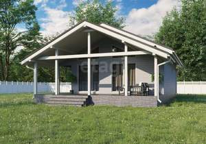 Дом 92м², 1-этажный, участок 6 сот.