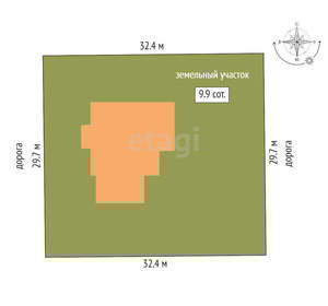 Дом 148м², 1-этажный, участок 10 сот.  