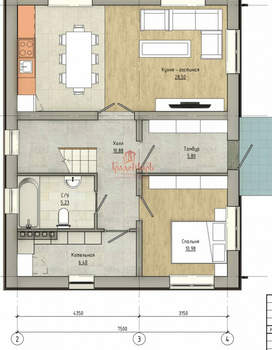 Дом 150м², 2-этажный, участок 4 сот.  