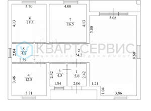 Дом 130м², 1-этажный, участок 7 сот.  