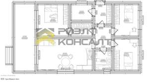 Дом 85м², 1-этажный, участок 8 сот.  