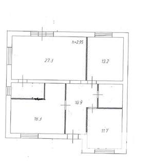 Коттедж 100м², 1-этажный, участок 8 сот.  