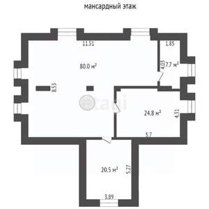 Дом 465м², 2-этажный, участок 18 сот.  