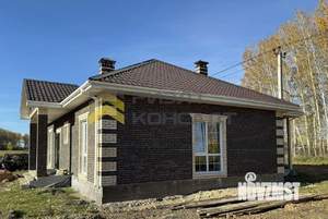 Коттедж 112м&sup2;, 1-этажный, участок 6 сот.  