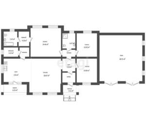 Дом 212м², 1-этажный, участок 9 сот.  