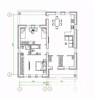 Коттедж 113м², 1-этажный, участок 8 сот.  