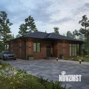 Коттедж 134м², 1-этажный, участок 10 сот.  