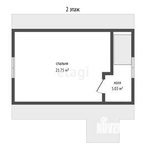 Дом 50м², 2-этажный, участок 30 сот.  