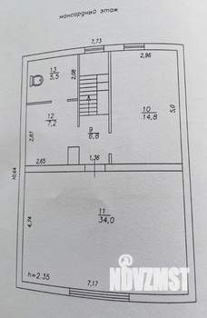 Дом 156м², 2-этажный, участок 13 сот.  