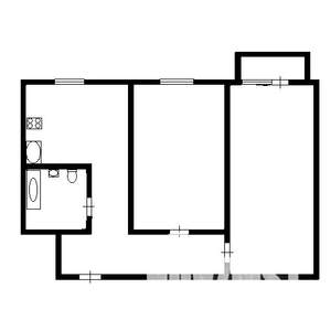 2-к квартира, на длительный срок, 47м2, 3/5 этаж