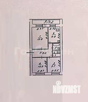3-к квартира, на длительный срок, 61м2, 4/5 этаж