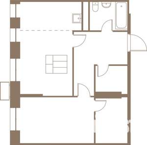 2-к квартира, строящийся дом, 63м2, 4/25 этаж
