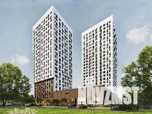 2-к квартира, строящийся дом, 63м2, 3/23 этаж