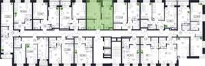 1-к квартира, вторичка, 40м2, 8/13 этаж
