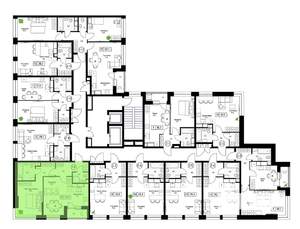 1-к квартира, вторичка, 55м2, 3/17 этаж