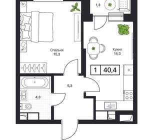 1-к квартира, вторичка, 40м2, 11/17 этаж