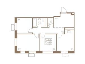 3-к квартира, вторичка, 72м2, 5/25 этаж