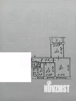3-к квартира, вторичка, 55м2, 2/9 этаж