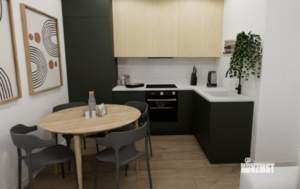 1-к квартира, строящийся дом, 41м2, 16/25 этаж