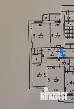 2-к квартира, вторичка, 64м2, 9/17 этаж