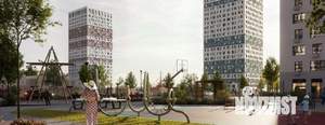 3-к квартира, строящийся дом, 56м2, 20/25 этаж