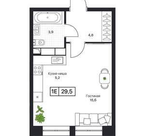 Студия квартира, вторичка, 30м2, 4/17 этаж