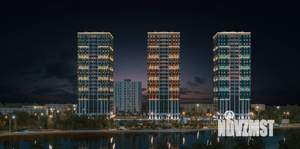 1-к квартира, строящийся дом, 49м2, 19/23 этаж