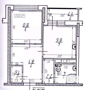 1-к квартира, вторичка, 35м2, 3/10 этаж