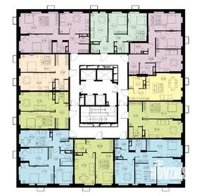 3-к квартира, строящийся дом, 64м2, 14/23 этаж