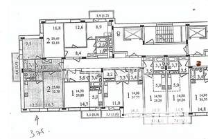 2-к квартира, вторичка, 54м2, 3/16 этаж