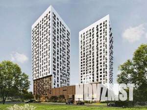 2-к квартира, строящийся дом, 47м2, 18/23 этаж