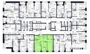2-к квартира, вторичка, 52м2, 8/17 этаж