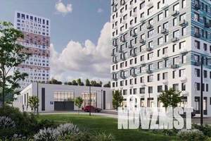 1-к квартира, строящийся дом, 41м2, 23/25 этаж