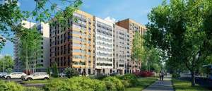 1-к квартира, строящийся дом, 34м2, 11/15 этаж
