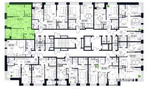 2-к квартира, вторичка, 55м2, 12/17 этаж