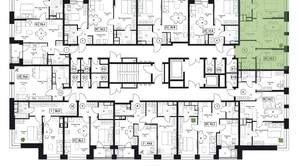 2-к квартира, вторичка, 54м2, 11/17 этаж