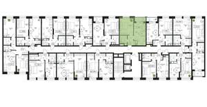 1-к квартира, вторичка, 41м2, 7/17 этаж