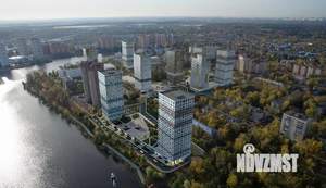 1-к квартира, строящийся дом, 39м2, 23/25 этаж