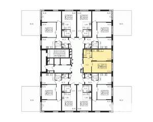 1-к квартира, вторичка, 49м2, 2/17 этаж